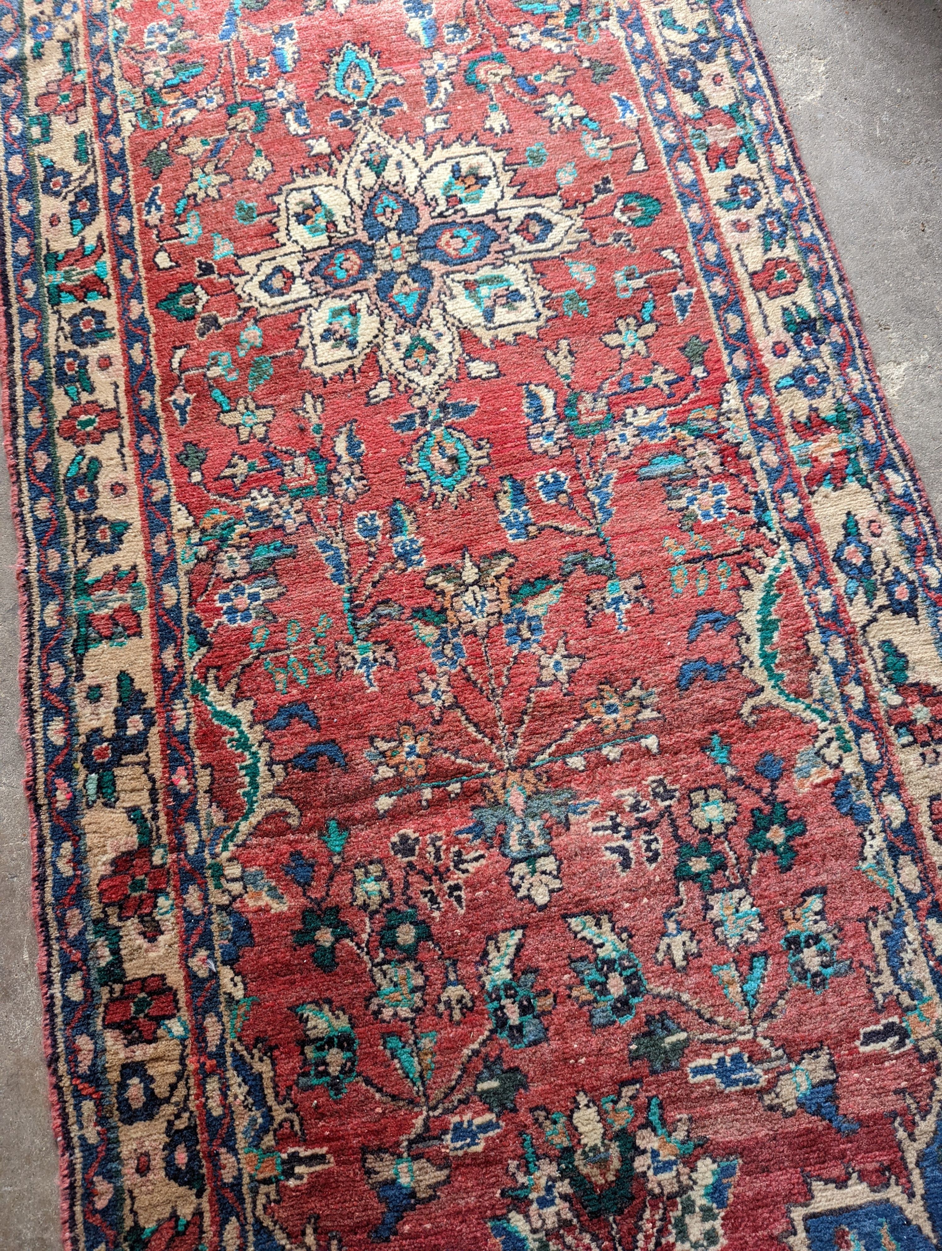 A North West Persian runner, 285 x 100cm